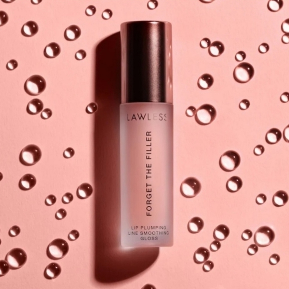 Lawless Forget The Filler Lip Plumping Line Smoothing Gloss in Rosy Outl… - Picture 3 of 4